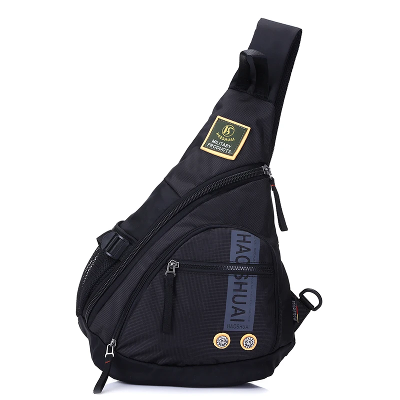 Male Shoulder Bags Travel Crossbody Bags Men Military Chest Bag School W... - £26.41 GBP