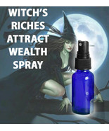 HAUNTED EXTREME WITCH&#39;S RICHES WEALTH SPRAY ATTRACT MONEY WEATLT SCHOLARS  - £29.17 GBP