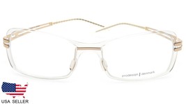 New Prodesign Denmark 6502 c.1915 White Gold Eyeglasses Frame 54-17-145 B33mm - $88.19