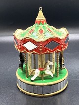 Vintage 1991 Noma Carousel Christmas Tree Ornament Horse Plastic 4&quot; - €7,09 EUR