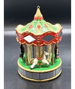 Vintage 1991 Noma Carousel Christmas Tree Ornament Horse Plastic 4&quot; - €7,14 EUR