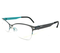 OVVO OPTICS Eyeglasses Frames 3754 c 85/326 Grey Teal Blue Cat Eye 53-17-135 - £162.74 GBP