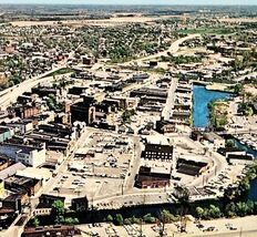 1970s Salisbury Maryland Postcard Posted Vtg Wicomico River Aerial View ... - $28.01 CAD