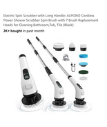 7 Heads Electric Spin Scrubber Cordless Bathtub Power Scrubber Cleaning ... - $54.41 CAD
