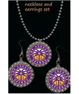 Los Angeles Sparks WNBA Womens Basketball  earrings &amp; necklace set great... - $13.56 CAD