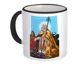 Saint Sylvester : Gift Mug Catholic Italian Pope Roman Church Religious Staff Fa - £12.68 GBP