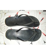 Capelli New York Black  Glitter Sandals / Flip Flops - Size 9 - £4.95 GBP