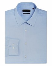 The Men&#39;s Store Contemporary Fit Textured Solid Dress Shirt in Lt Blue-1... - £19.29 GBP