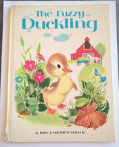 The Fuzzy Duckling Vintage Childrens Book big golden book 1963 HC Jane Werner - £11.45 GBP