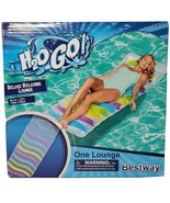 Pool Lounge 73&quot; Deluxe Relaxing Lounge Float Air Raft - H2O Go! Floatie - £3.87 GBP