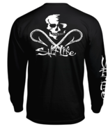 Mens Salt Life Skull &amp; Hooks Long Sleeve Pocket T-Shirt - 2XLT/XLT/Lg Ta... - $26.99