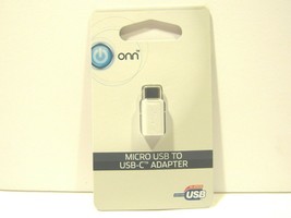 Micro USB to USB-C Adapter Electronic Device Smart Phone Galaxy Nokia Google NEW - £5.40 GBP