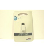 Micro USB to USB-C Adapter Electronic Device Smart Phone Galaxy Nokia Go... - £5.26 GBP