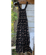 J For Justify Sun Dress Wm. M Maxi Floral Tiered Stretch Upper Boho Home... - £19.21 GBP