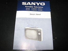 Sanyo TV 1969 Owner&#39;s Manual w. Schematic. P3301CU P3302U Used Good Cond... - £9.11 GBP
