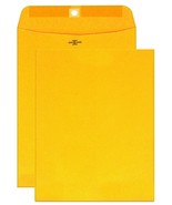 12 count 9&quot;x12&quot; KRAFT Paper Manila ENVELOPES #90 Metal Clasp + Gum Flap ... - $458.25 MXN