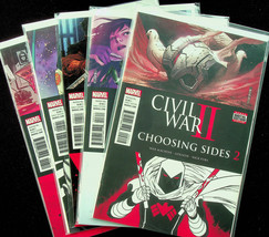 Choosing Sides #2-6 (Jul-Sep 2016, Marvel) - Set of 5 - Near Mint - $19.45