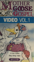 Mother Goose Gospel Volume 1 (VHS 1989) Live Action Christian Sing Along-RARE - £39.35 GBP