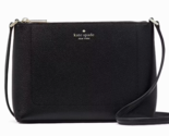 New Kate Spade Leila Crossbody Pebble Leather Black with Dust bag - $94.91