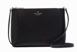 New Kate Spade Leila Crossbody Pebble Leather Black with Dust bag - £76.10 GBP