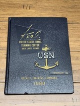 1960 Keel United States Navy Training Center Company 184 Training Yearbo... - $19.79