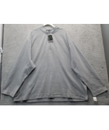 Van Heusen Sweatshirt Mens Big &amp; Tall 3XL Gray Long Sleeve Quarter Zip M... - $42.51 CAD