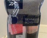 5 Reebok Womens Panties Seamless Boy Shorts Medium 8-10 - $12.65