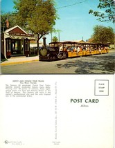 Florida Key West 64 Passenger Conch Tour Train &amp; Depot VTG Postcard - £7.37 GBP