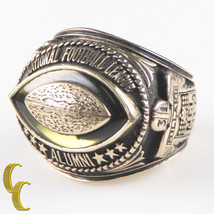 10k Amarillo Oro Y Amarillo Citrino NFL Alumni Anillo Millard 31 Tamaño 12 - £3,175.04 GBP