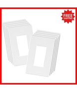Pack of 10 Matte Finish Screwless Wall Plates - Unbreakable Polycarbonat... - $52.32 CAD
