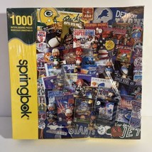 NEW 2008 Springbok NFL Football Fantasy 1000 PC Jigsaw Puzzle 24 x 30 In... - £16.11 GBP