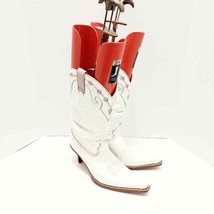 Sendra 6561 White Leather Cowboy Boots Women&#39;s Size 7.5 - £153.40 GBP