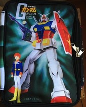 double-sided pouch featuring new and old Gundam model package art - $570.66 MXN