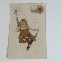 J&amp;P Coats Best Six Cord Victorian Trade Card  VTC 4 - £4.57 GBP