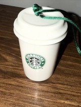 2011 Starbucks 1992 Siren Logo Ceramic Coffee Cup Ornament - $215.65 MXN