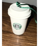 2011 Starbucks 1992 Siren Logo Ceramic Coffee Cup Ornament - $215.65 MXN