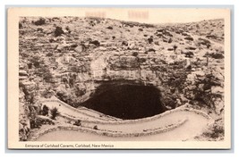 Entrance to Carlsbad Caverns Carlsbad New Mexico NM UNP WB Postcard N24 - £3.84 GBP