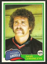 California Angels Dave Lemanczyk 1981 Topps Baseball Card # 391 nr mt - £0.39 GBP
