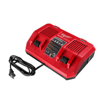 Milwaukee 48-59-1802 M18 Dual Bay Simultaneous Rapid Charger, New - $187.99