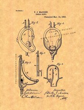 Urinal Bowl Patent Print - £6.35 GBP+
