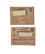 World War 2 Lot Of Two Ration Books 3 &amp; 4 &amp; Mileage Ration Assorted Stam... - $762.79 MXN