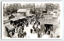 Blacksmith Jail Ghost Town Knott&#39;s Berry Place Buena Park Ca. RPPC Postcard - $14.54