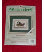 &quot;Festive Goose&quot; Weekenders Counted Cross Stitch Kit #03312 Brand New Sealed - £9.60 GBP