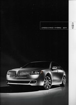 2011 Lincoln MKZ sales brochure catalog US 11 HYBRID Zephyr - £6.25 GBP