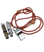 3 Early Boy Scout whistles - $267.30