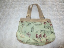 NIP BLAIR Tapestry Purse Tote - 14&quot; x 10&quot; w/9&quot; Double Handles - Made in India  - £7.99 GBP
