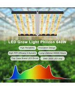 Phlizon 640W Foldable Full Spectrum LED Grow Light All Indoor Plants - £344.94 GBP