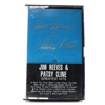 Jim Reeves &amp; Patsy Cline Greatest Hits (Cassette Tape, 1981, RCA) AYK1-5152 - £2.60 GBP