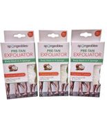 ( 3 ) Spongeables Pre-Tan Exfoliator Body Wash Sponge Coconut Colada &amp; O... - $446.75 MXN