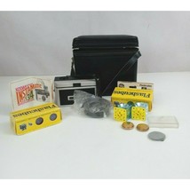 Vintage Kodak INSTAMATIC Camera, Flashcubes, Accessories, Manual &amp; Case Untested - £23.25 GBP